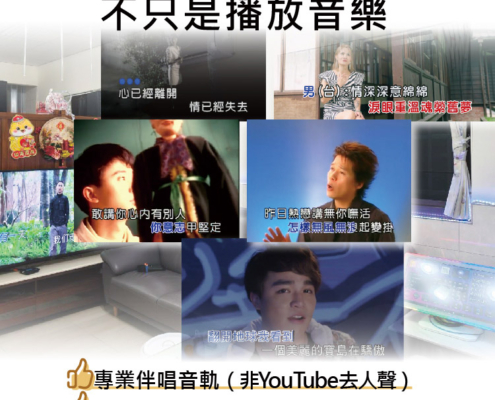 專業伴唱音軌（非YouTube去人聲） 歌詞同步，節奏精準，唱歌更自然 還原專業KTV包廂的歡唱感受