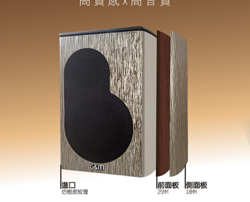 G&M BSJ38 卡拉OK專業書桌型喇叭 在家也能唱出錄音室等級音質！ 這款專業卡拉OK喇叭，結合 3 吋絲膜高音 + 4 吋飽滿低音，聲音清晰又有力。 採用 AAA高密度木質箱體，一體成型、穩固抗震，音質更純、更厚實。 內建 100W+100W超大功率，搭配純銅鍍金接線柱，傳輸穩定、音色更細膩。 不論唱歌、追劇還是聽音樂，都能享受臨場感滿分的震撼聲效！ 台灣製造、品質保證，一年保固，讓你安心開唱！