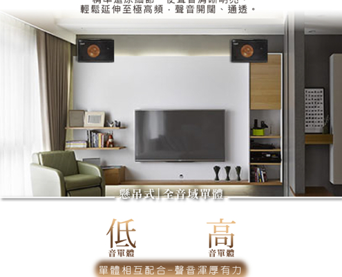 PA 808 卡拉OK懸吊式喇叭 讓聲音從天而降，現場感直接拉滿！ 搭載 150W+150W 強勁功率，採用 200磁包圍結構設計，聲音層次更清晰、穩定又有力。 鈦膜音盆 + 闊型號角，高音細膩、低音厚實，真實還原每個音符的細節。 高級金屬網罩保護喇叭，同時增強音場擴散力，唱起來更立體有深度。 懸吊式設計不佔空間，家用、商用都超適合，搭配專業安裝服務更安心。 台灣製造、品質保證，一年保固，讓你唱得像在舞台上發光！