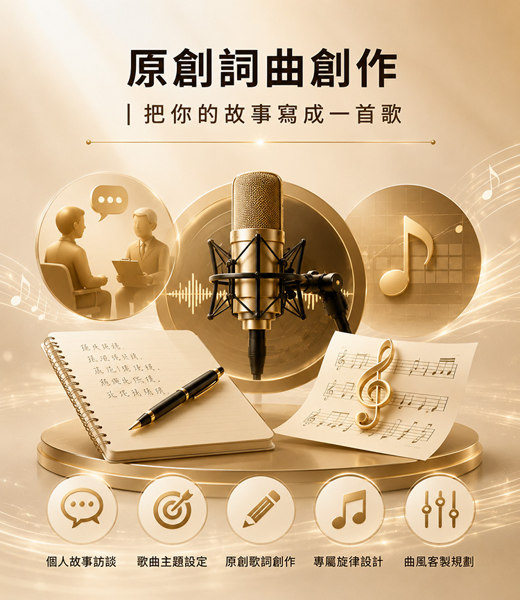 原創詞曲創作|把你的故事寫成一首歌