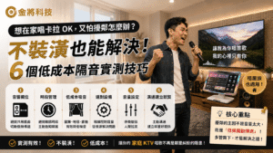 想在家唱卡拉OK，又怕擾鄰怎麼辦？不裝潢也能解決！6個低成本隔音實測技巧